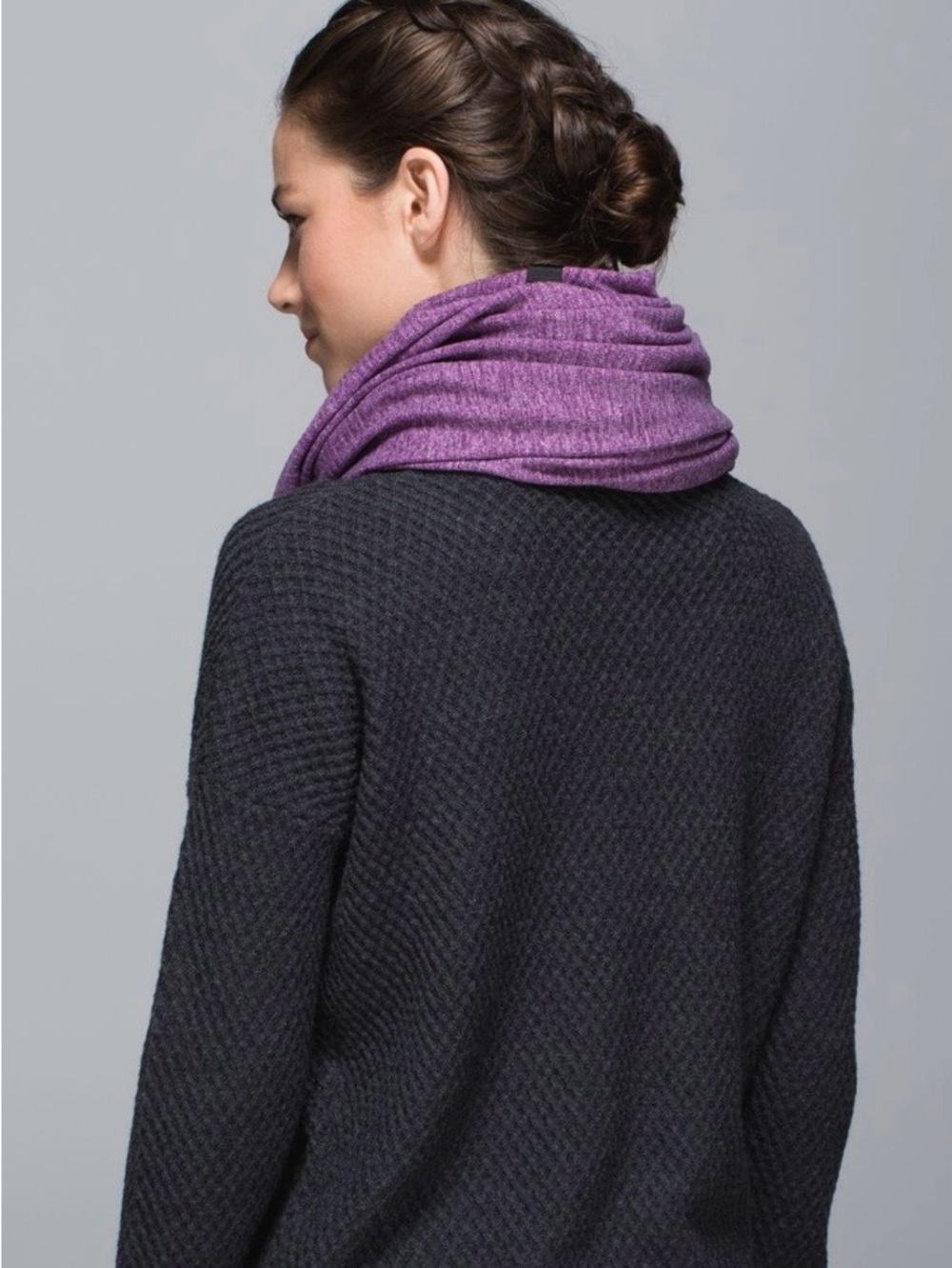 Lululemon Vinyasa Scarf *Rulu
Mini Check Pique Ultra Violet Heathered Black - Picture 6 of 9